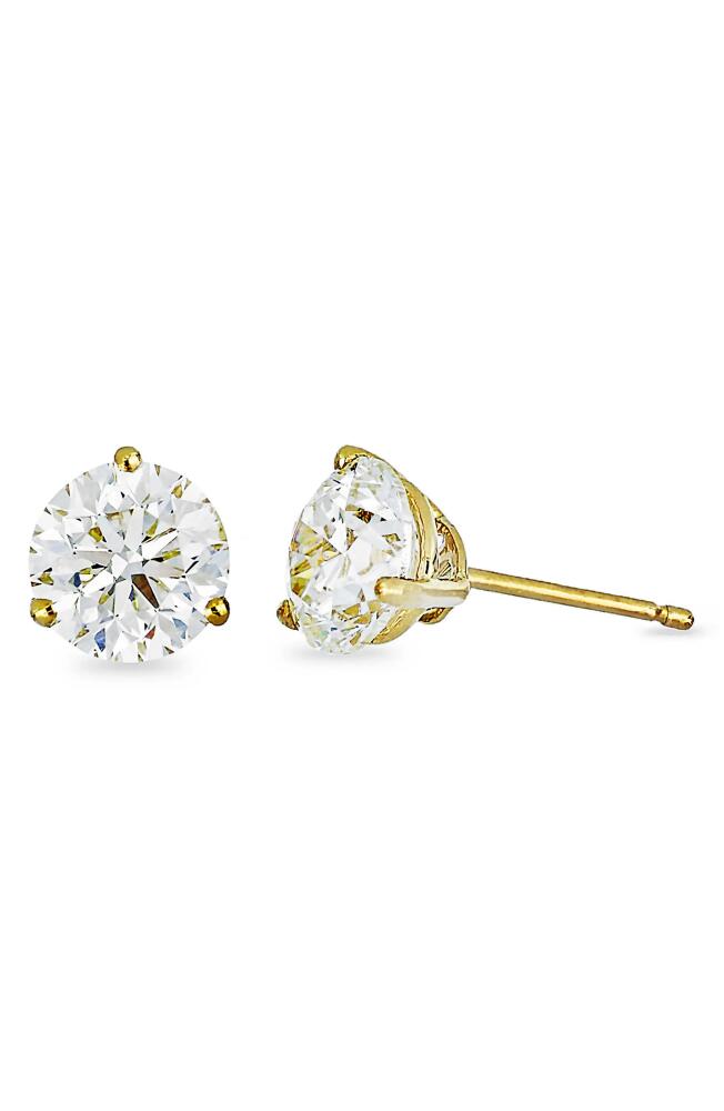 Bony Levy 3-Carat Diamond Stud Earrings in Yellow Gold Cover