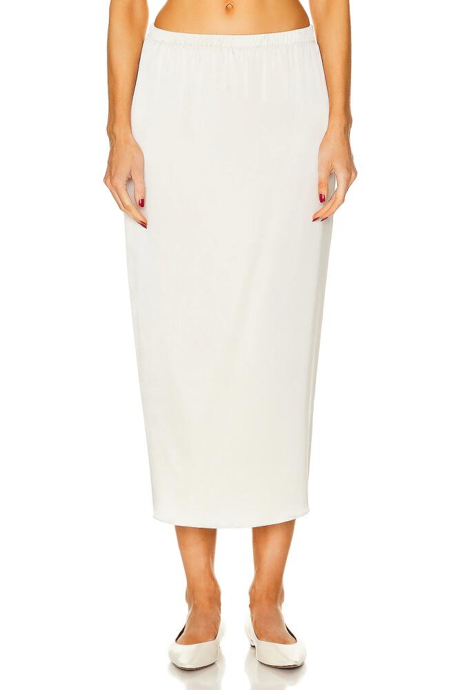 SABLYN Hedy Low Rise Silk Skirt in Cream Cover