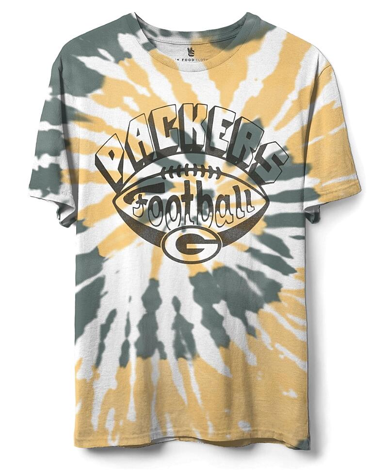 Junk Food Clothing Unisex Nfl Green Bay Packers Football Tie Dye Tee Cover