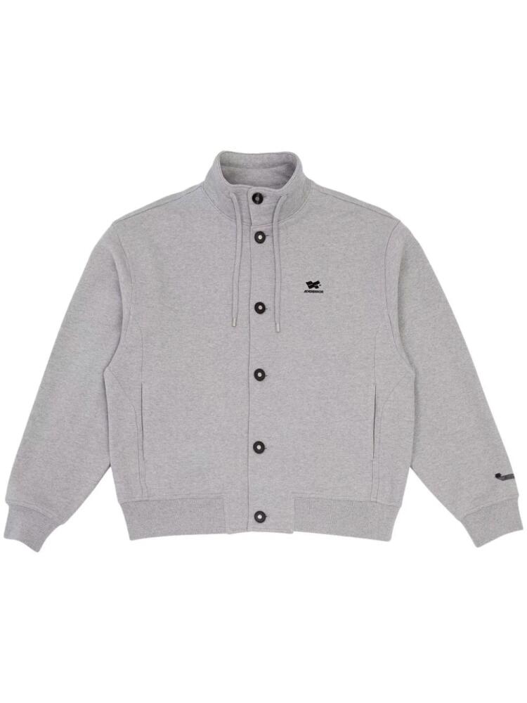 Ader Error logo-embroidered cotton jacket - Grey Cover