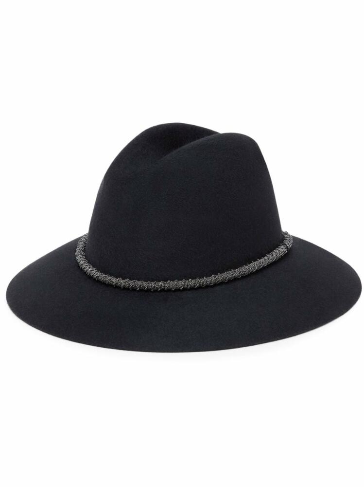 Brunello Cucinelli wool fedora - Black Cover