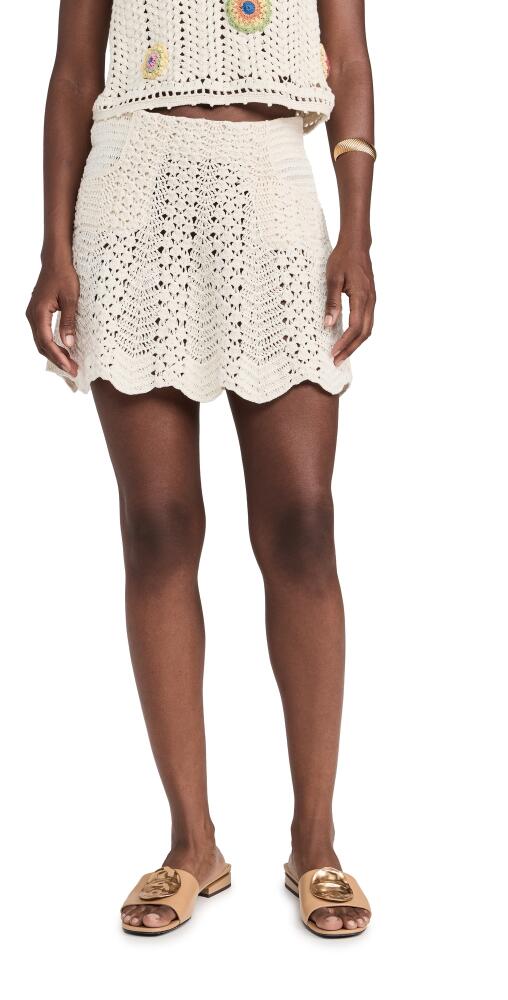 Alix of Bohemia Hattie Pearl Crochet Skirt Ivory Cover