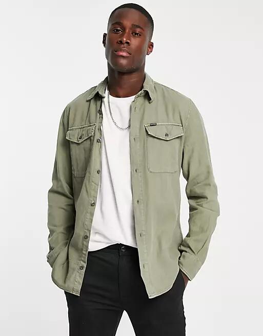 G-Star shirt in khaki-Green Cover