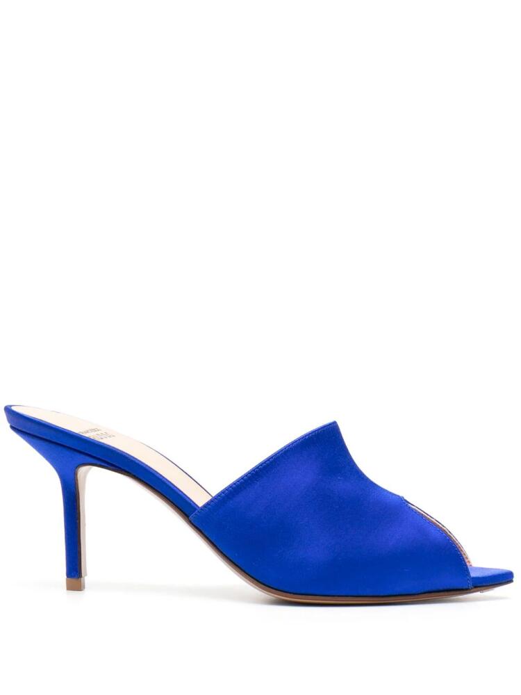 Francesco Russo slip-on suede sandals - Blue Cover