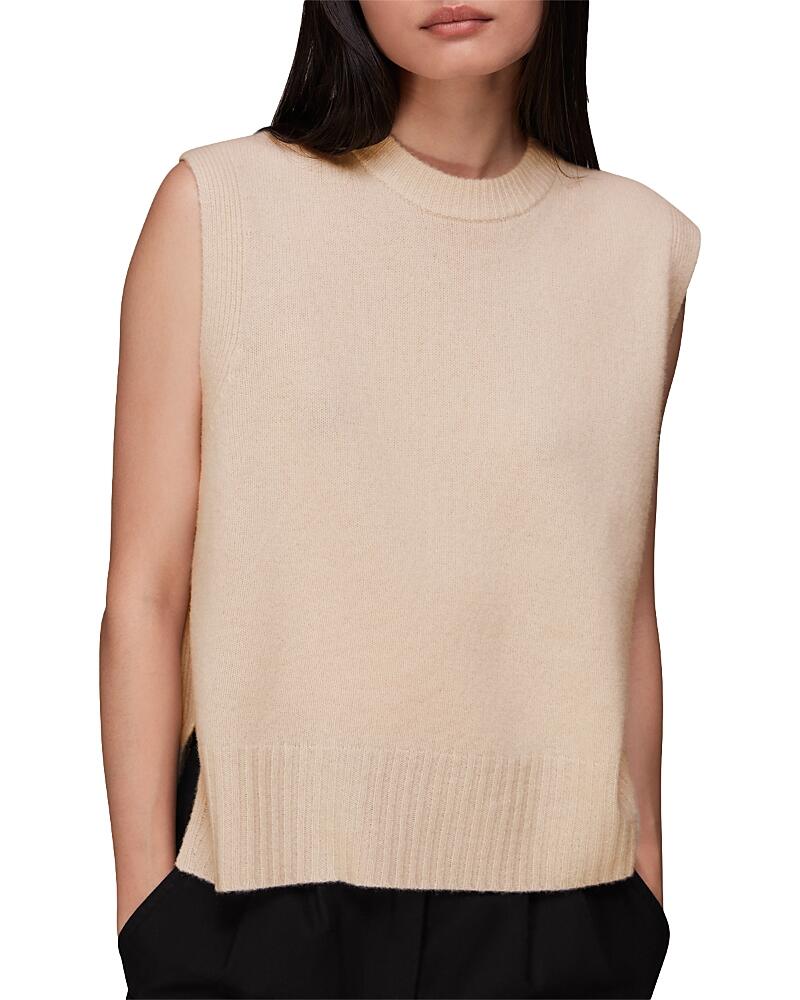 Whistles Crewneck Knit Tank Top Cover