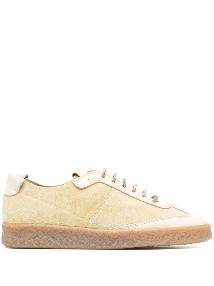 Buttero Crespo suede sneakers - Yellow Cover