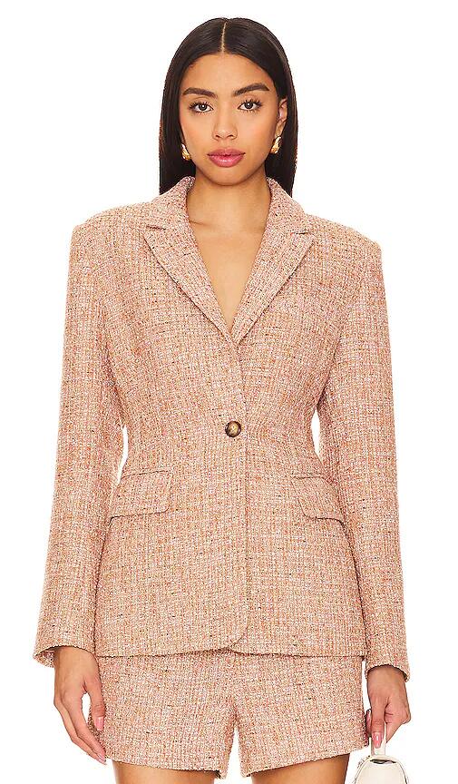 Steve Madden Harlow Blazer in Rose Cover