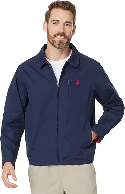 U.S. POLO ASSN. Micro Golf Jacket (Classic Navy) Men's Jacket Cover