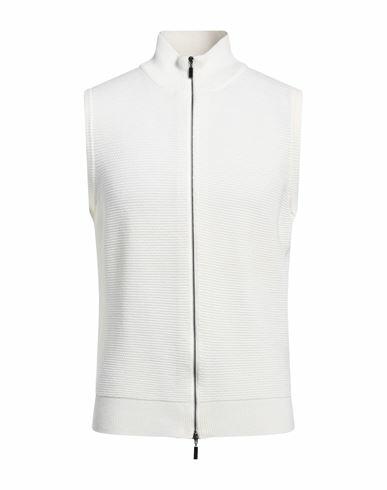 Filippo De Laurentiis Man Cardigan Off white Merino Wool Cover