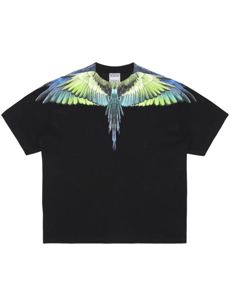 Marcelo Burlon County of Milan Icon Wings cotton T-shirt - Black Cover