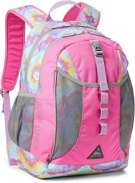 L.L.Bean Bean's Explorer Backpack Print 25 Liter (Multi Tie Dye Print) Bags Cover