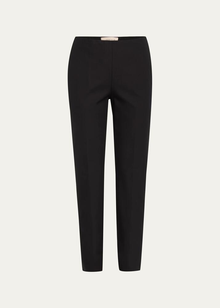 Lafayette 148 New York Stanton Tapered Stretch Cotton Ankle Pants Cover