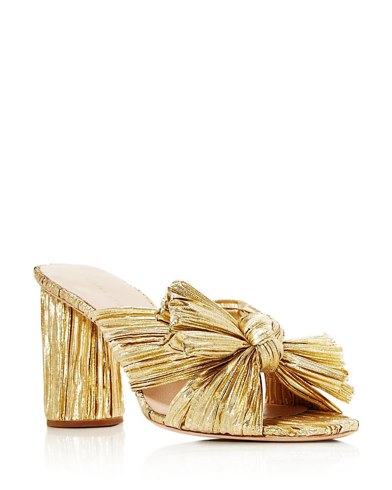 Loeffler Randall Women's Penny Pleated High Heel Slide Sandals Cover