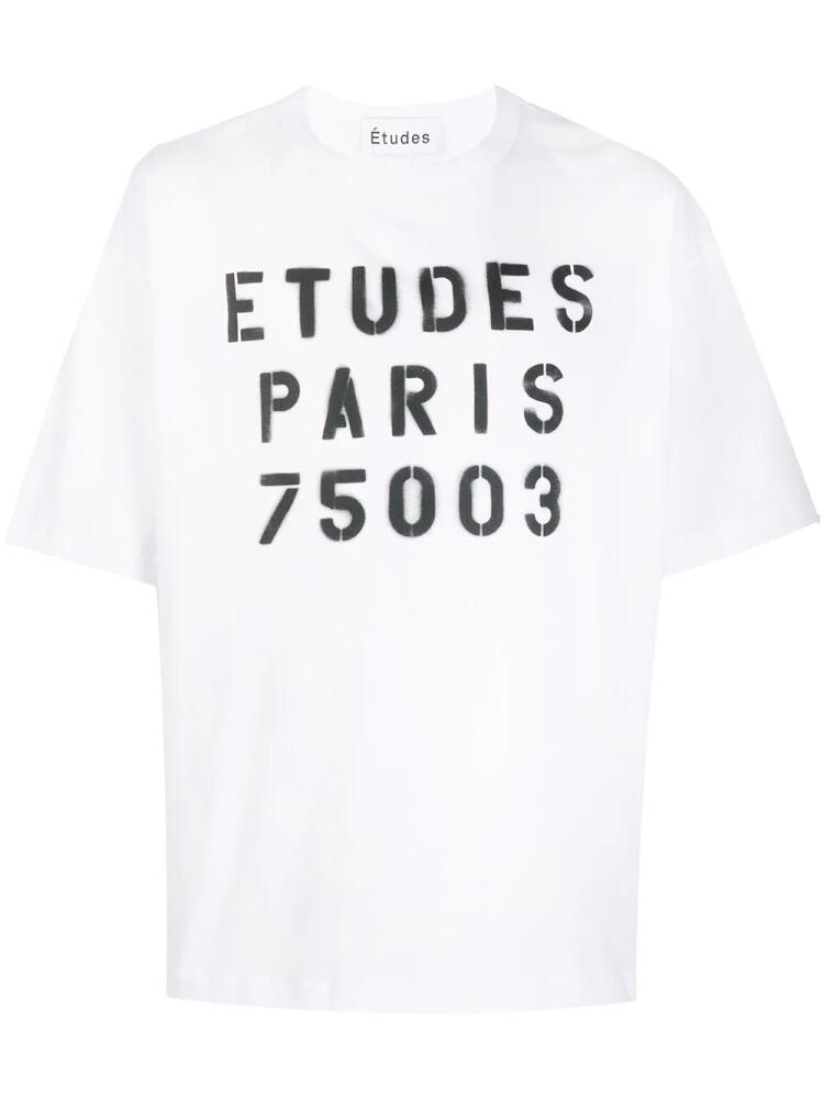 Etudes Paris 75003 T-shirt - White Cover