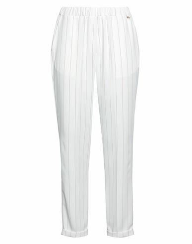 Gai Mattiolo Woman Pants White Polyester, Rayon Cover