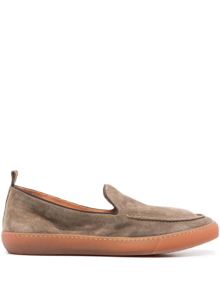 Alberto Fasciani Homer suede slip-on sneakers - Brown Cover