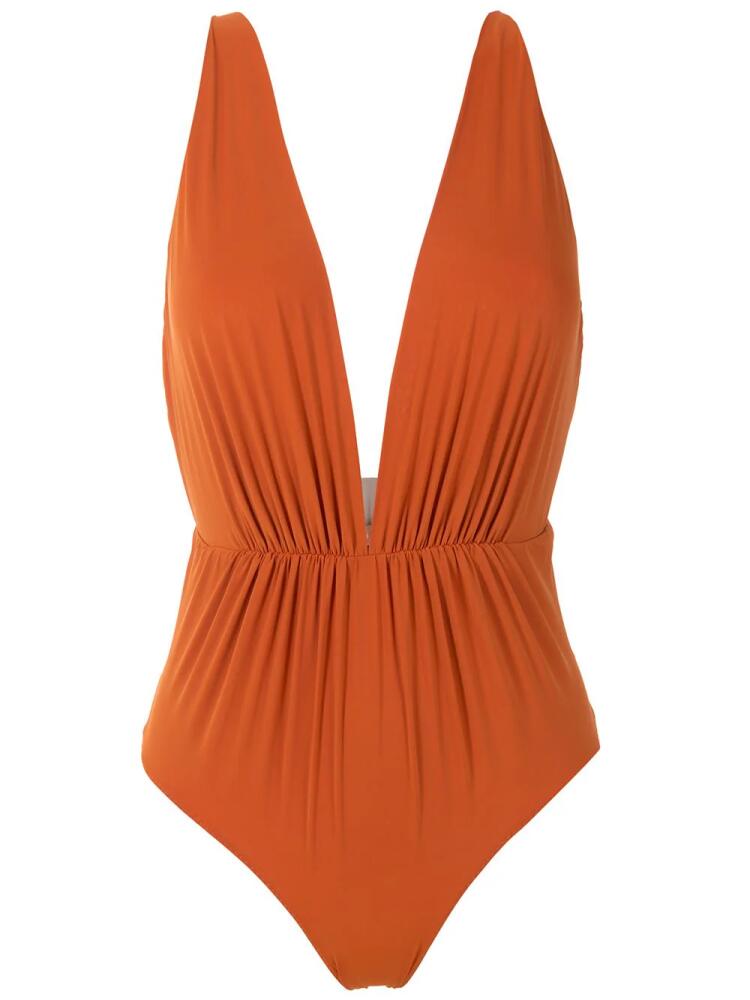 Clube Bossa Clavert plunging neck one-piece - Orange Cover