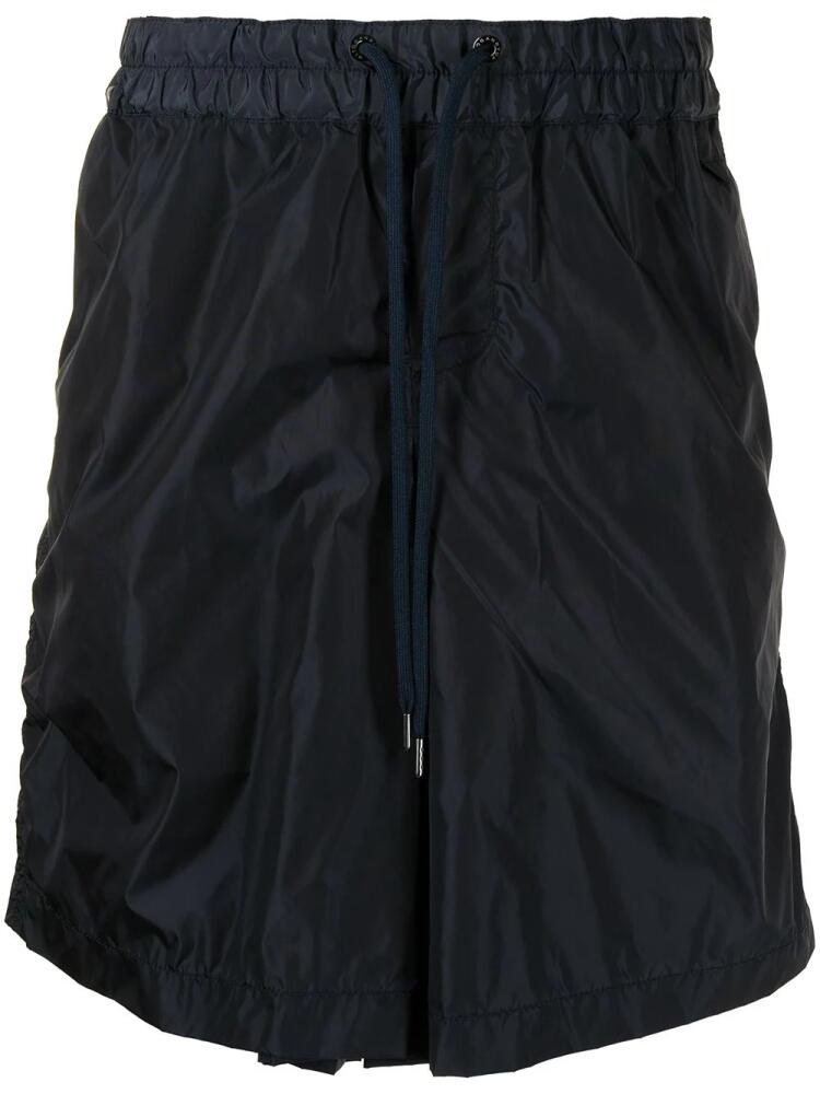 Fumito Ganryu drawstring-waist shorts - Blue Cover