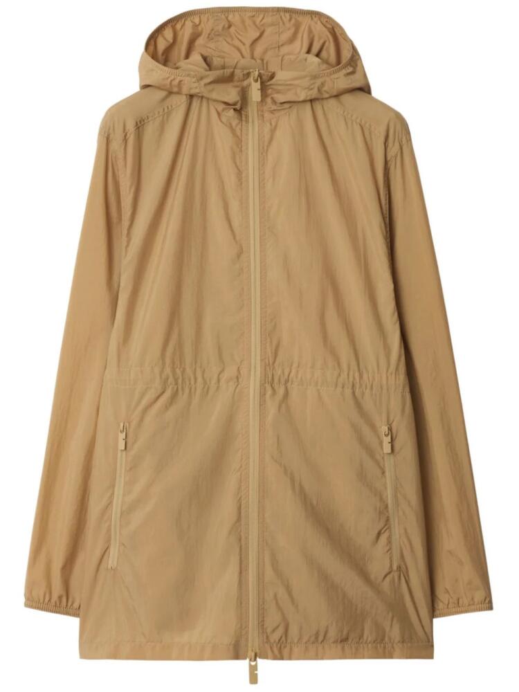 Burberry logo-appliqué jacket - Neutrals Cover