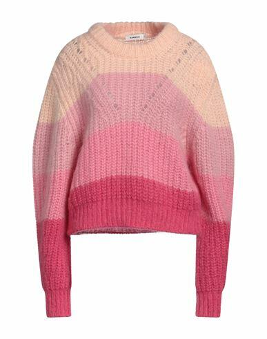 Sandro Woman Sweater Pink Polyamide, Mohair wool, Wool Cover