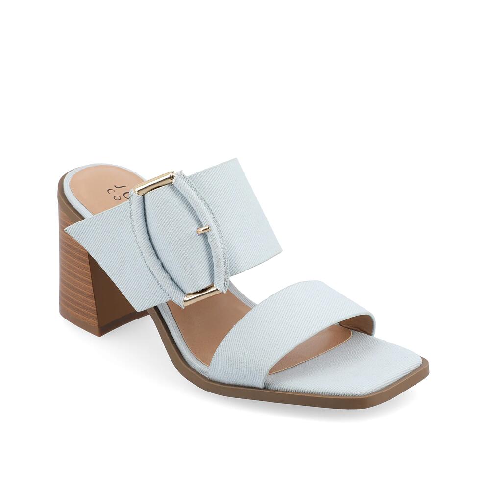 Journee Collection Junie Sandal | Women's | Light Denim Blue Cover