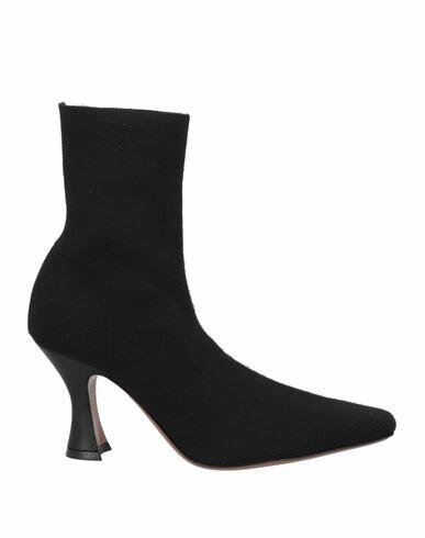 Neous Woman Ankle boots Black Textile fibers Cover