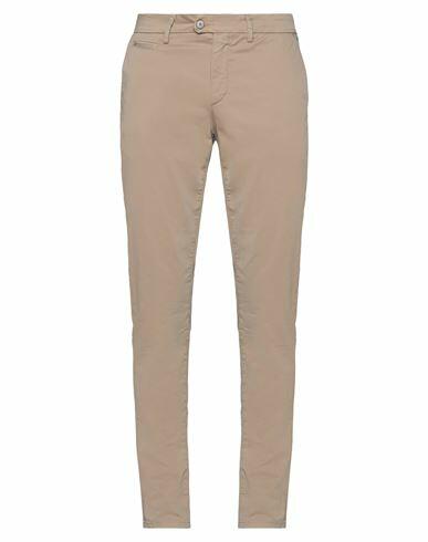 Teleria Zed Man Pants Khaki Cotton, Elastane Cover