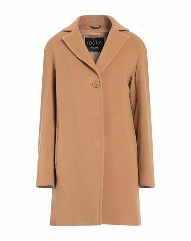 Cinzia Rocca Woman Coat Camel Wool, Polyamide, Cashmere Cover