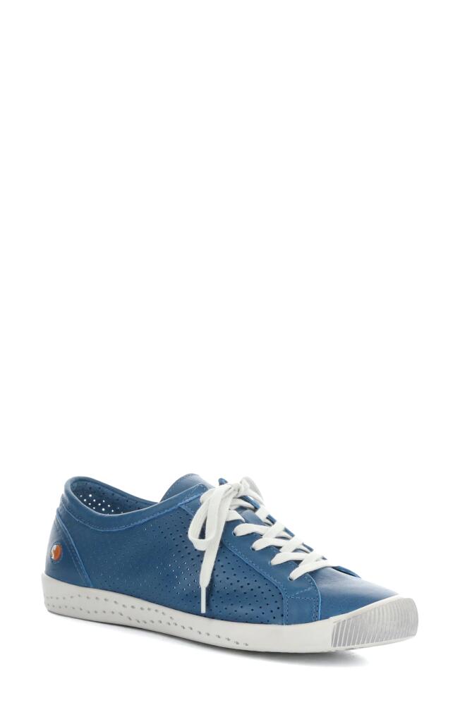 Softinos by Fly London Ica Sneaker in Blue Denim Smoot Cover