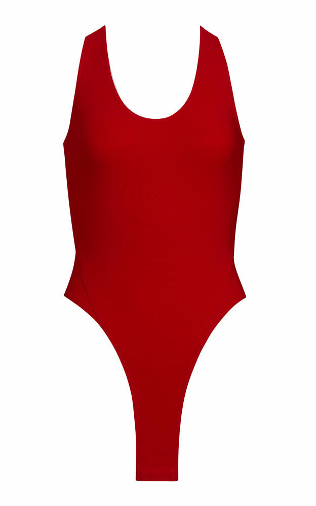 ALAA - Crossback Jersey Bodysuit - Red Cover