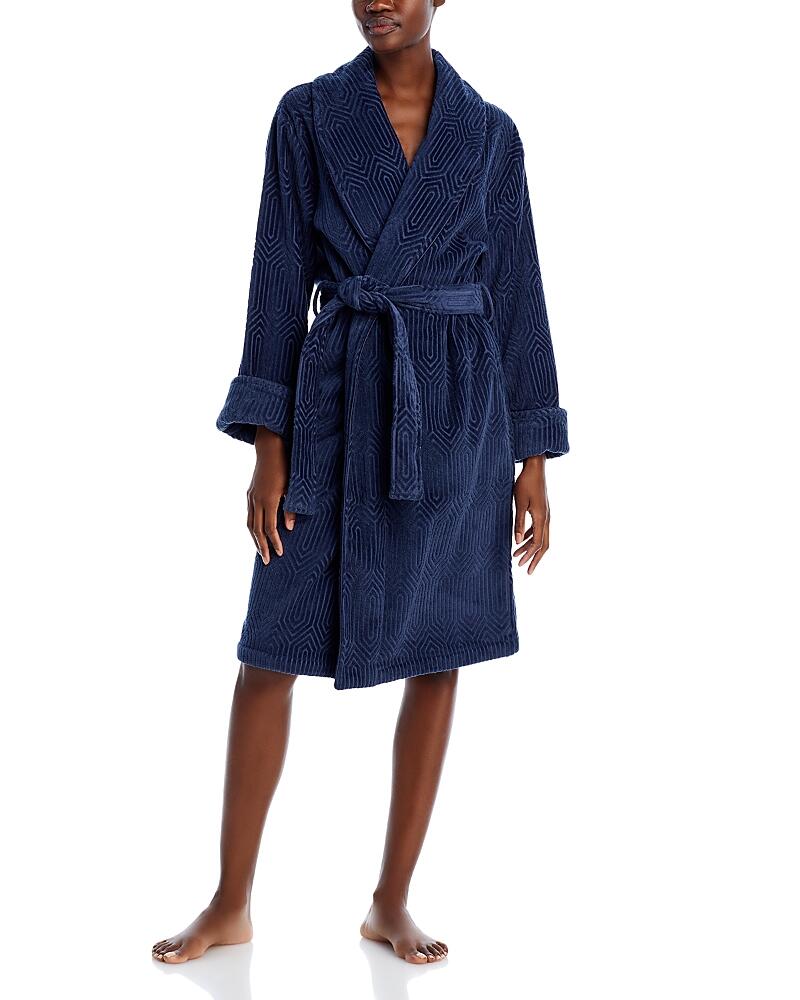 Hudson Park Collection Tivoli Sculpted Velour Bath Robe - Exclusive Cover