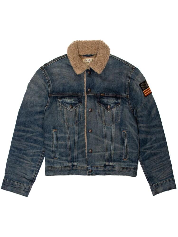 Polo Ralph Lauren logo-appliqué denim jacket - Blue Cover