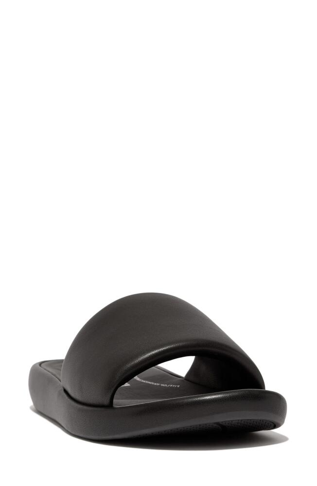 FitFlop iQushion D-Luxe Slide Sandal in Black Cover