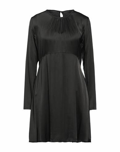 Berna Woman Mini dress Black Viscose, Elastane Cover