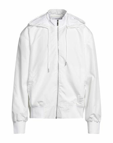 Thom Browne Man Jacket White Polyester Cover