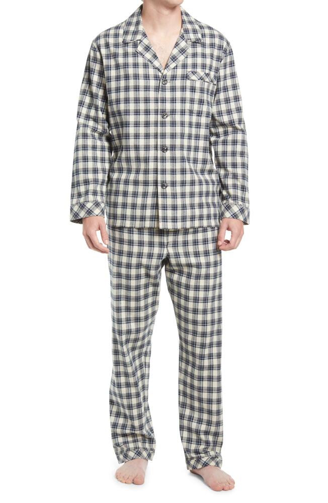 Majestic International Hearthside Flannel Pajamas in Jet Stream Cover