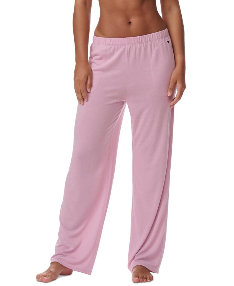 Tommy Hilfiger Women's Elastic-Waist Pajama Pants - Breezy Orchid Cover