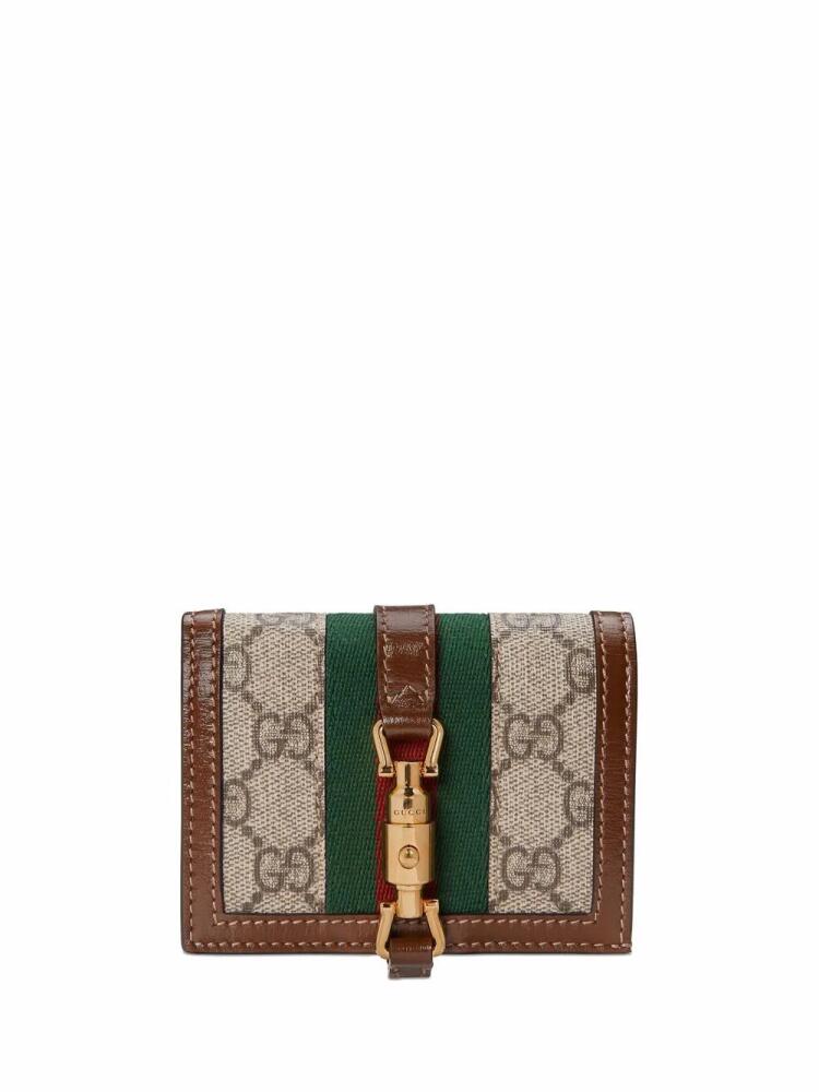 Gucci Jackie 1961 card case wallet - Neutrals Cover