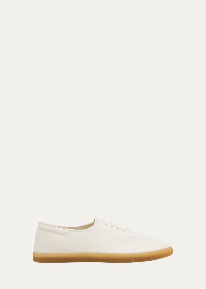 THE ROW Men's Sam Canvas Low-Top Sneakers Cover