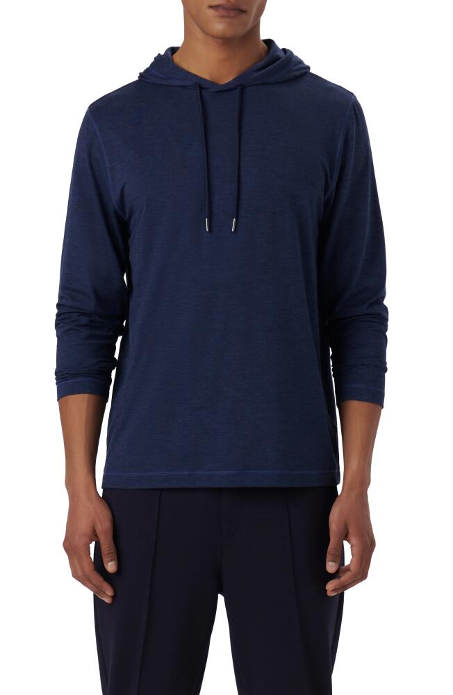 Bugatchi Performance Hoodie in Navy Cover