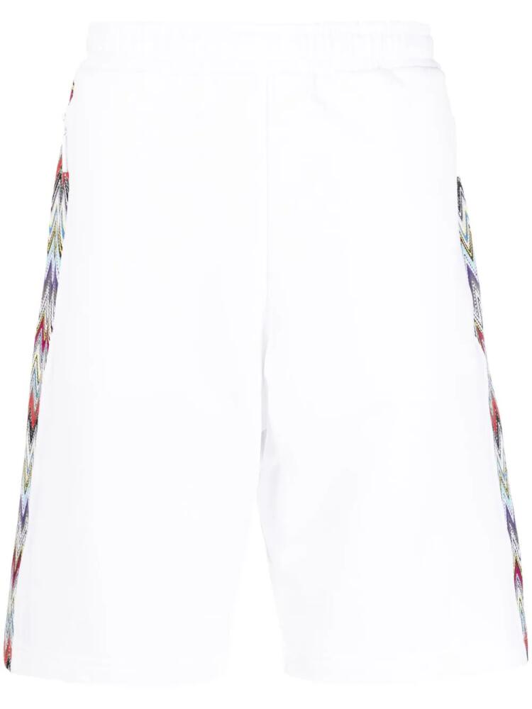 Missoni signature zigzag-detail shorts - White Cover