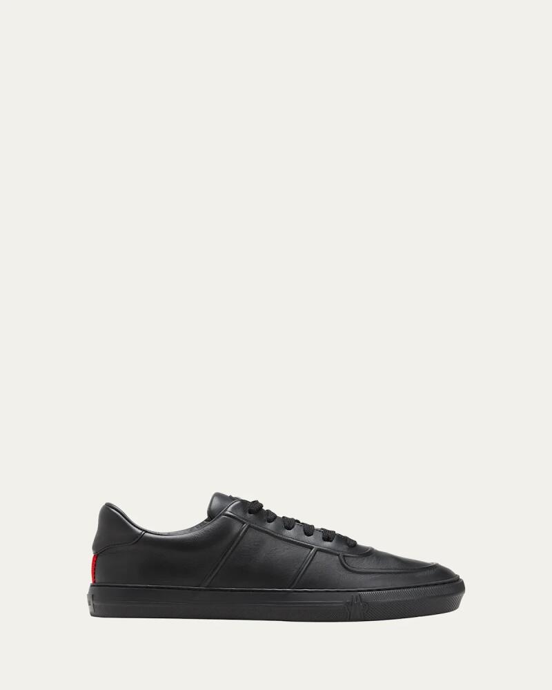 Moncler Men's Neue York Leather Low-Top Sneakers Cover