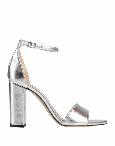 Islo Isabella Lorusso Woman Sandals Silver Textile fibers Cover