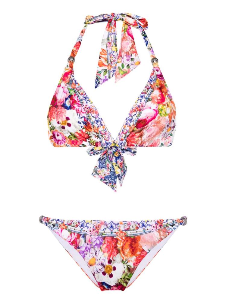 Camilla Dutch Is Life floral-print bikini - White Cover