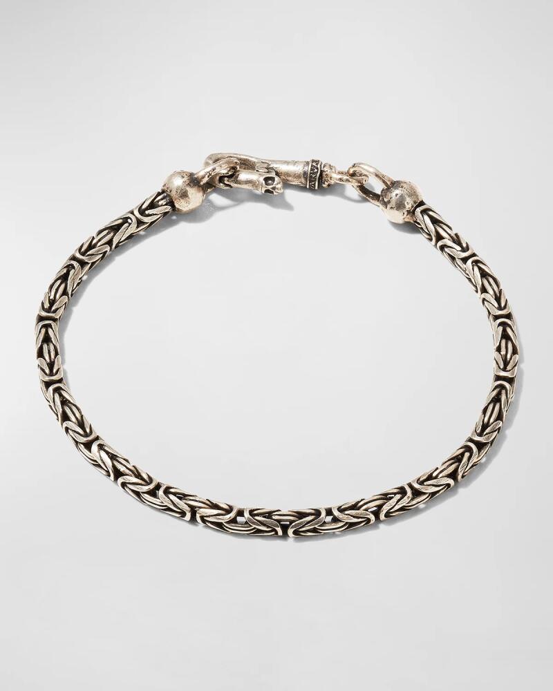 John Varvatos Men's Artisan Woven Chain ID Bracelet Cover