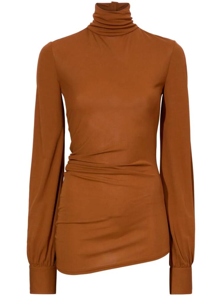 Proenza Schouler Sonia draped blouse - Brown Cover