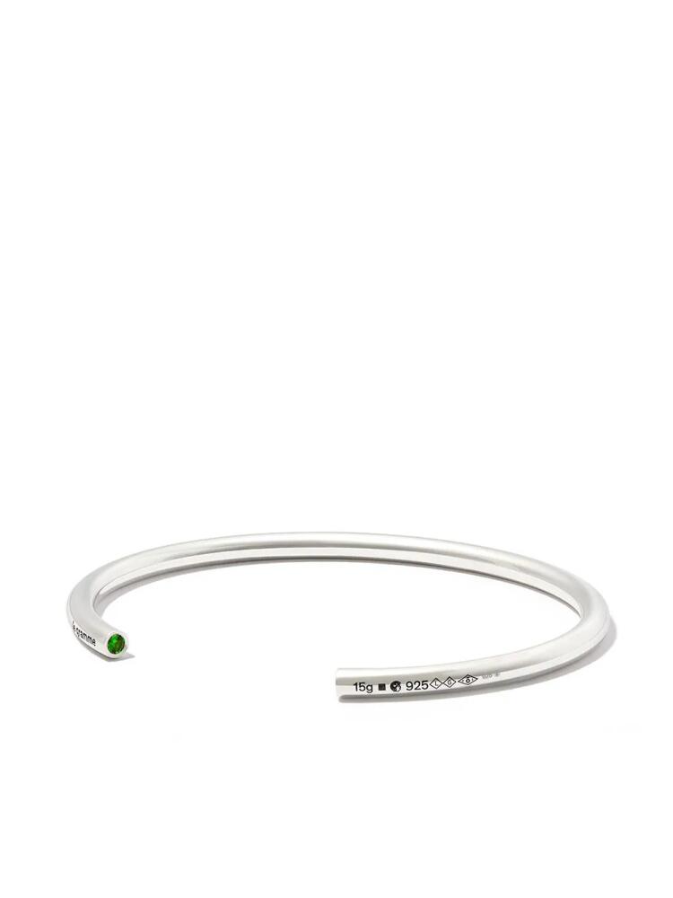 Le Gramme sterling silver 15g tsavorite bangle Cover