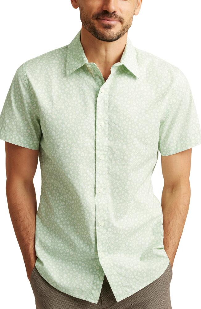 Bonobos Riviera Floral Short Sleeve Stretch Cotton Button-Up Shirt in Bordeta Floral C13 Cover