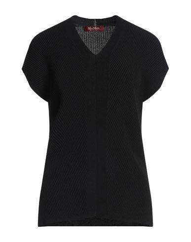 Max Mara Studio Woman Sweater Black Viscose, Polyester Cover