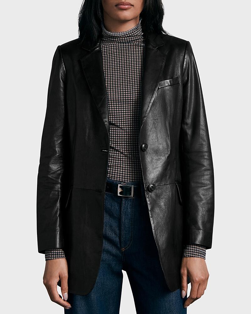 rag & bone Charles Leather Blazer Cover